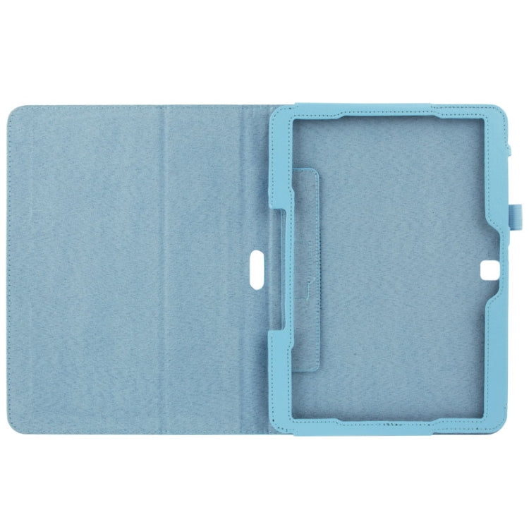 Litchi Texture Flip Leather Case with Holder for Galaxy Tab 4 10.1 / T530
