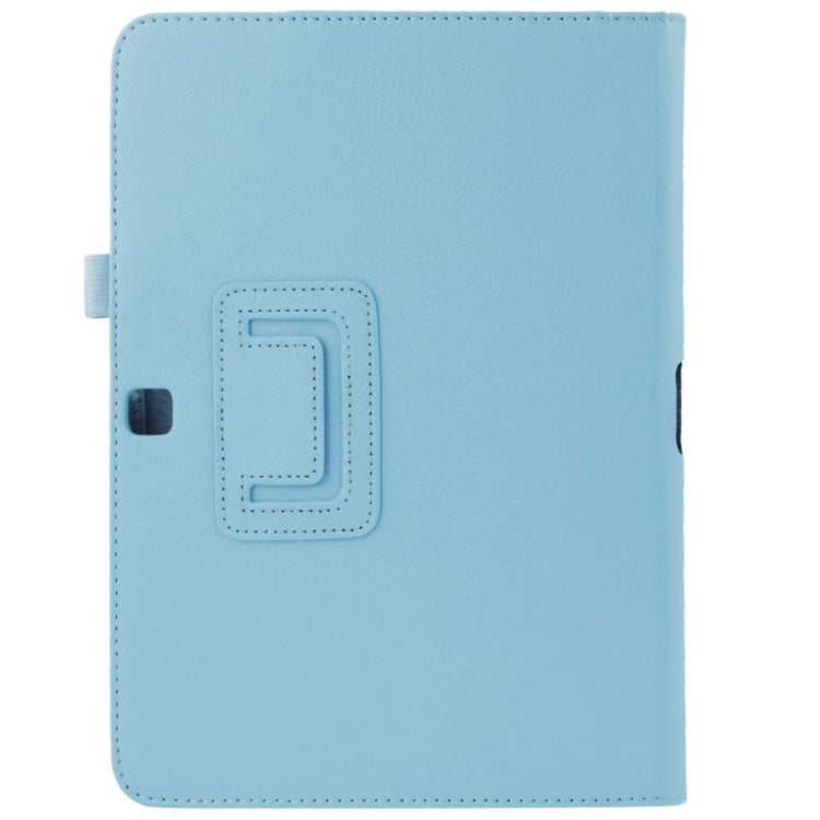 Litchi Texture Flip Leather Case with Holder for Galaxy Tab 4 10.1 / T530