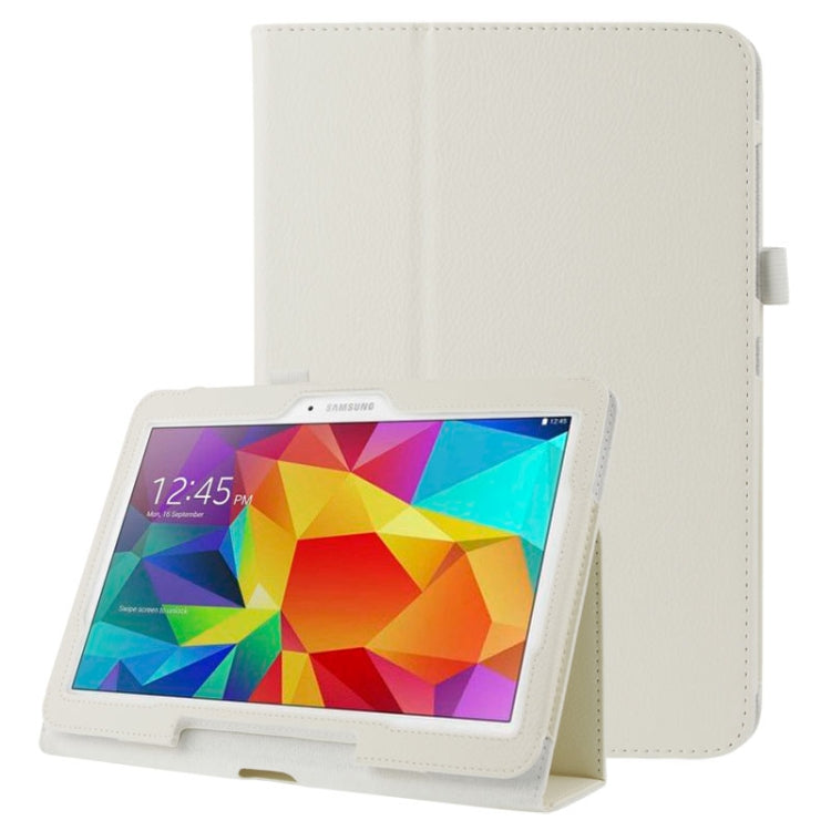 Litchi Texture Flip Leather Case with Holder for Galaxy Tab 4 10.1 / T530