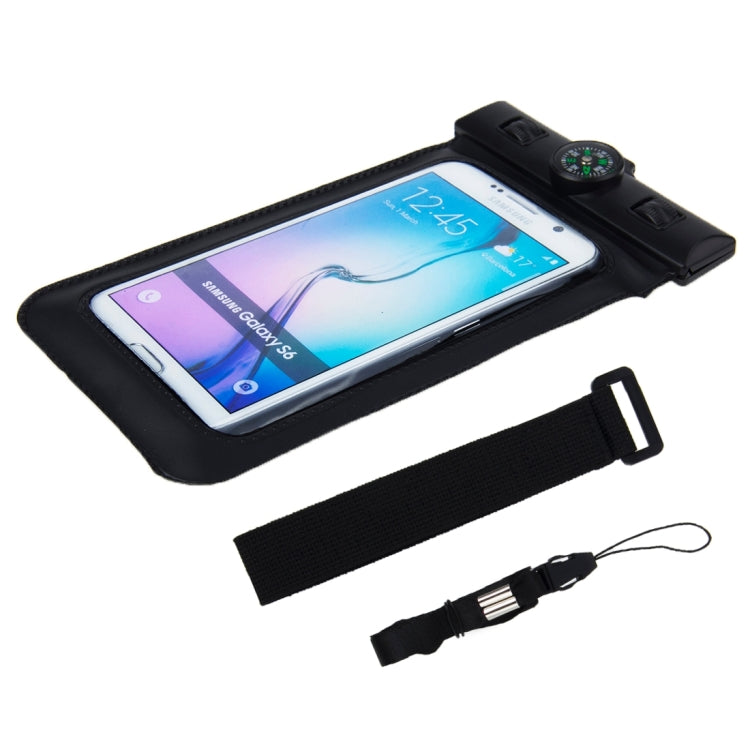 IPX8 Grade Flexible Waterproof / Dustproof Bag with Magnetic Compass, Suitable for Galaxy Note III / Note II / S5