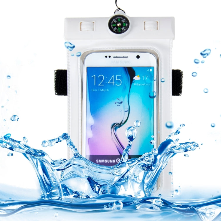 IPX8 Grade Flexible Waterproof / Dustproof Bag with Magnetic Compass, Suitable for Galaxy Note III / Note II / S5