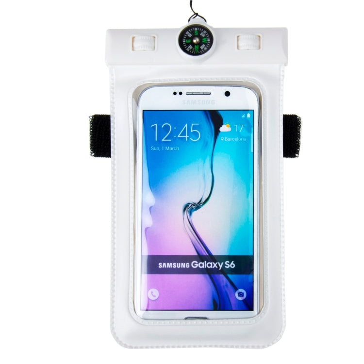 IPX8 Grade Flexible Waterproof / Dustproof Bag with Magnetic Compass, Suitable for Galaxy Note III / Note II / S5