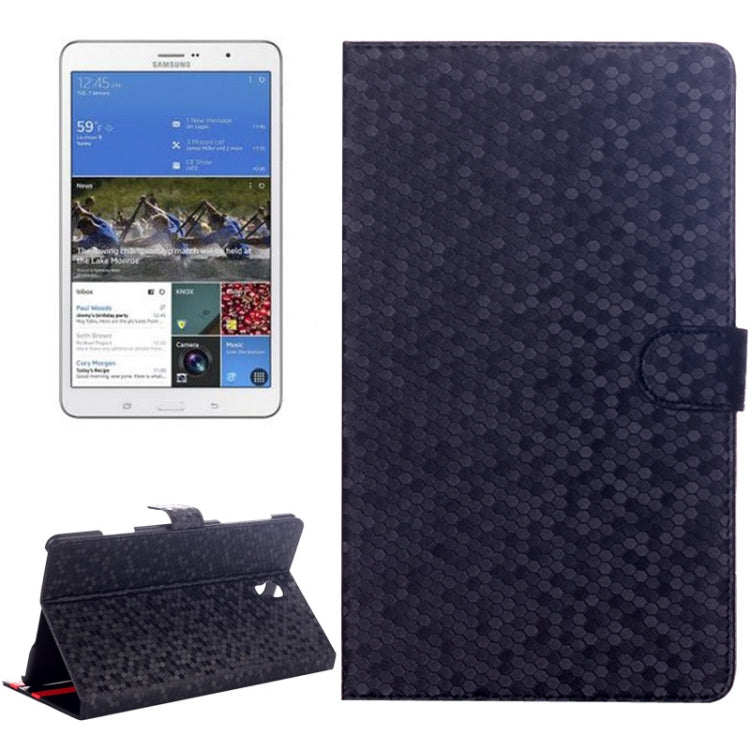 Honeycomb Texture Flip Leather Case with Holder for Galaxy Tab S 8.4 / T700