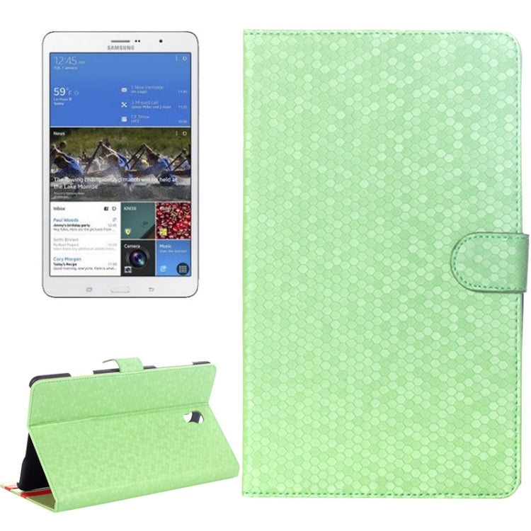 Honeycomb Texture Flip Leather Case with Holder for Galaxy Tab S 8.4 / T700