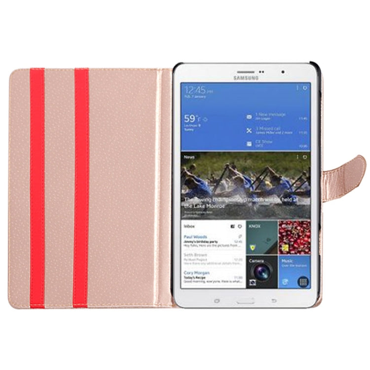 Honeycomb Texture Flip Leather Case with Holder for Galaxy Tab S 8.4 / T700