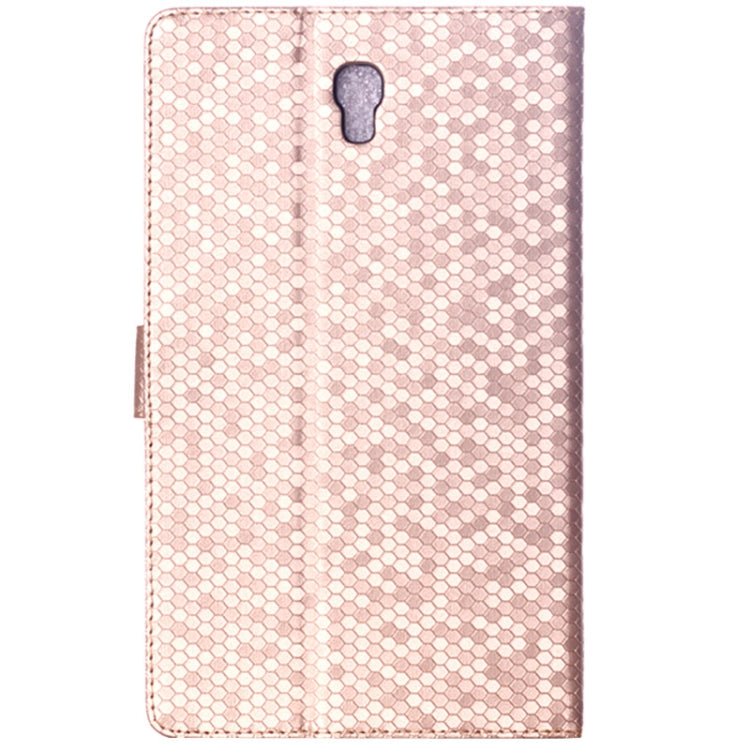Honeycomb Texture Flip Leather Case with Holder for Galaxy Tab S 8.4 / T700