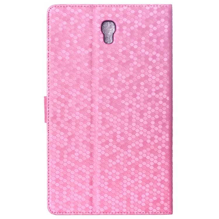 Honeycomb Texture Flip Leather Case with Holder for Galaxy Tab S 8.4 / T700