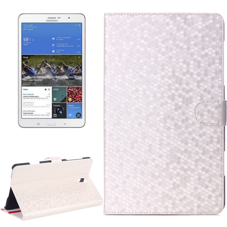 Honeycomb Texture Flip Leather Case with Holder for Galaxy Tab S 8.4 / T700