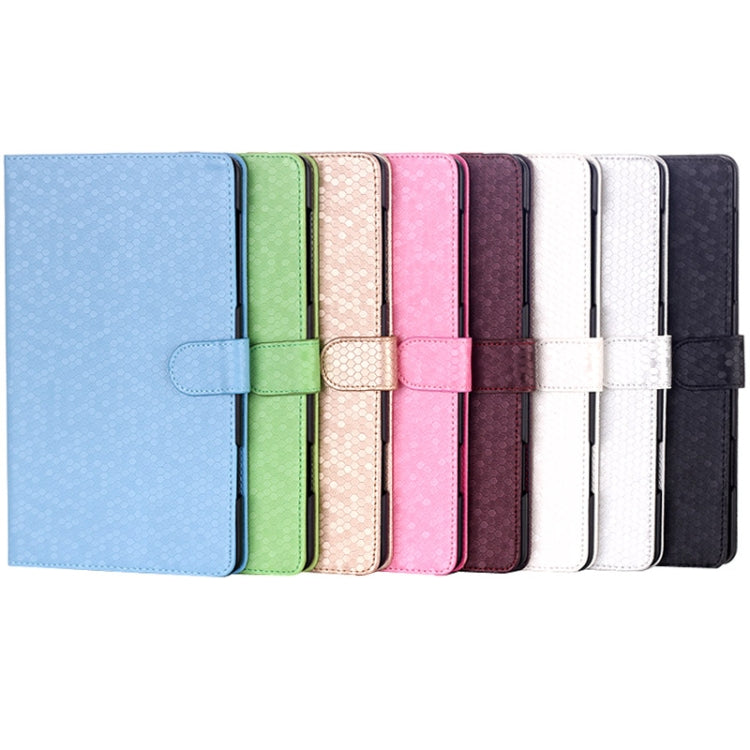 Honeycomb Texture Flip Leather Case with Holder for Galaxy Tab S 8.4 / T700