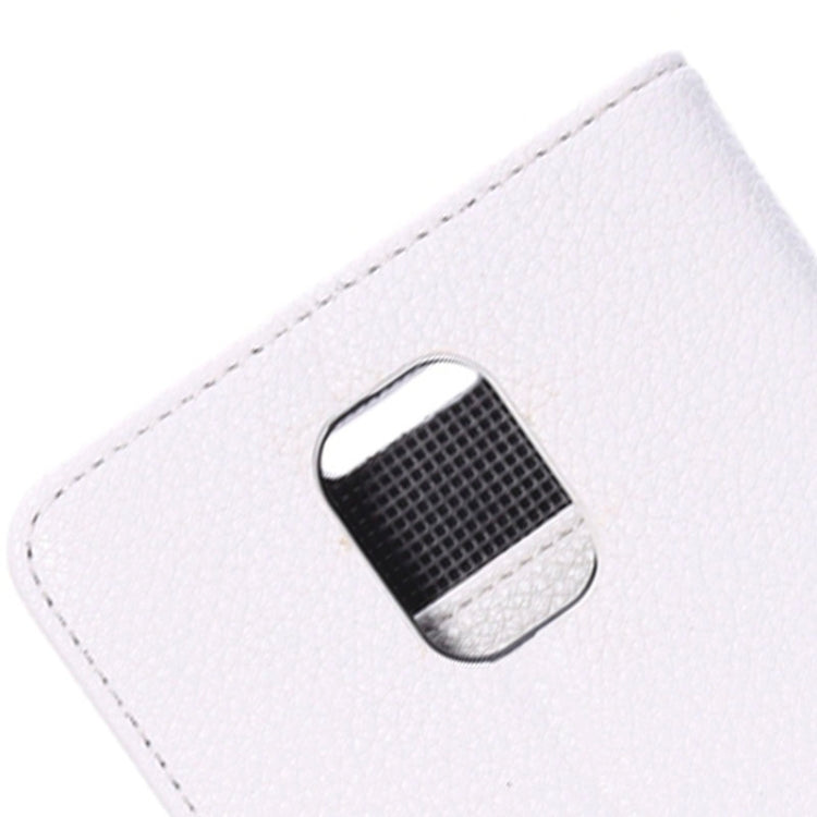 Litchi Texture Magnetic Button Horizontal Flip Leather Case with Holder & Card Slots & Wallet for Galaxy Note 4