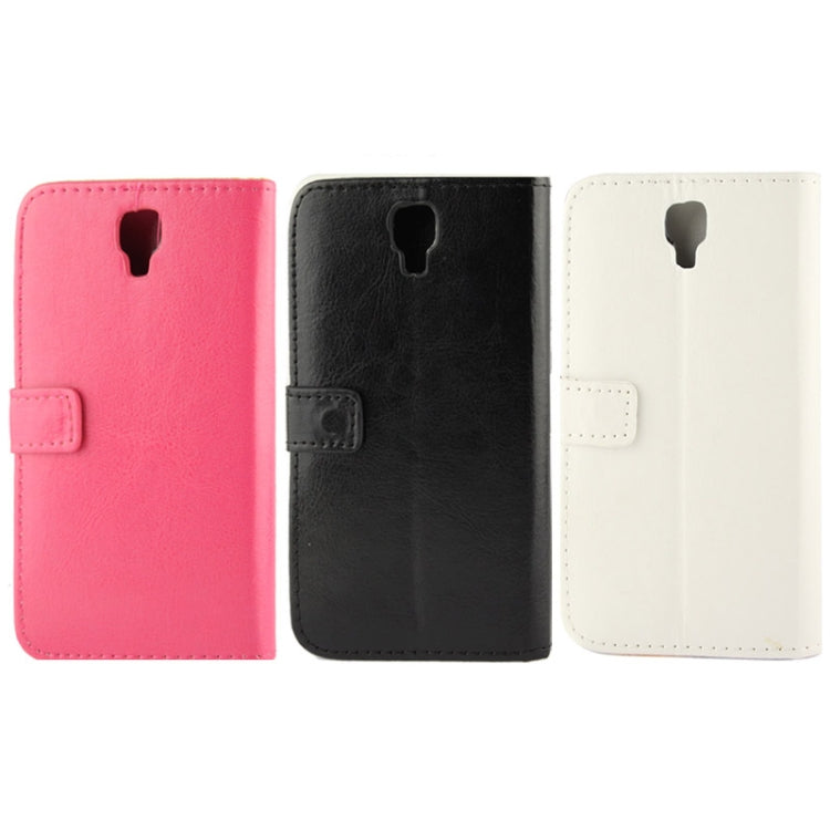 Horizontal Flip Leather Magnetic Buckle Case for Galaxy Note 3 Neo / N7505(White)