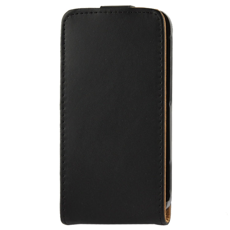 Vertical Flip Leather Magnetic Buckle Case for Galaxy S4 Active mini / i8580 (Black)