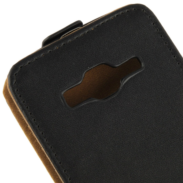 Vertical Flip Leather Magnetic Buckle Case for Galaxy Express 2 / G3815 (Black)