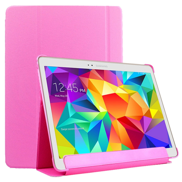 Slim Lattice Texture Horizontal Flip Leather Case with Holder for Galaxy Tab S 10.5 / T800