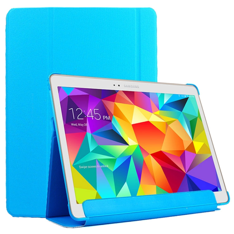 Slim Lattice Texture Horizontal Flip Leather Case with Holder for Galaxy Tab S 10.5 / T800