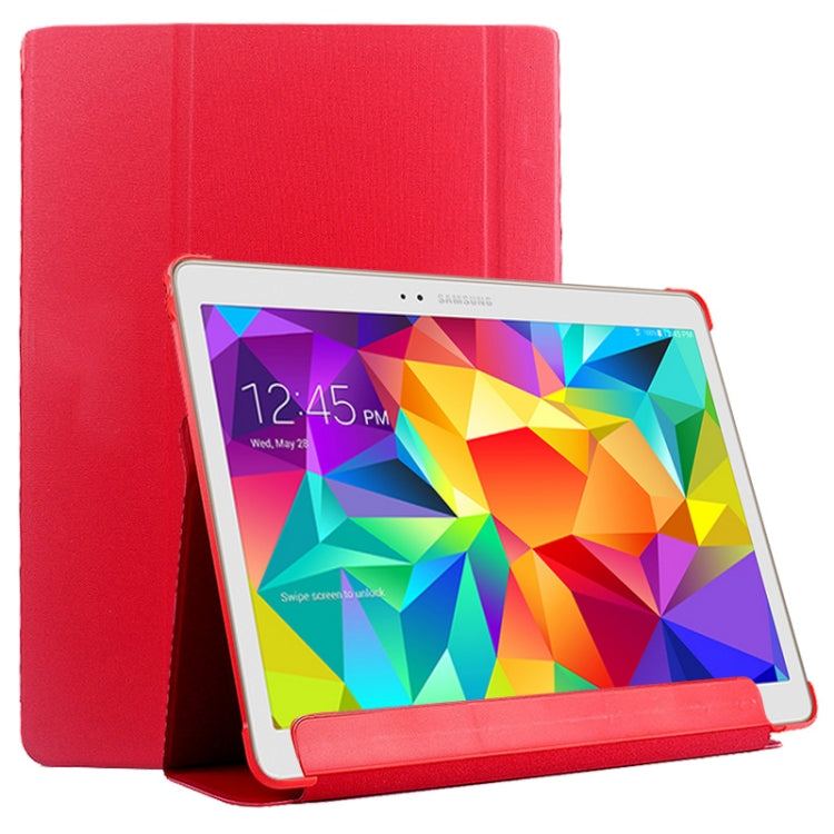 Slim Lattice Texture Horizontal Flip Leather Case with Holder for Galaxy Tab S 10.5 / T800