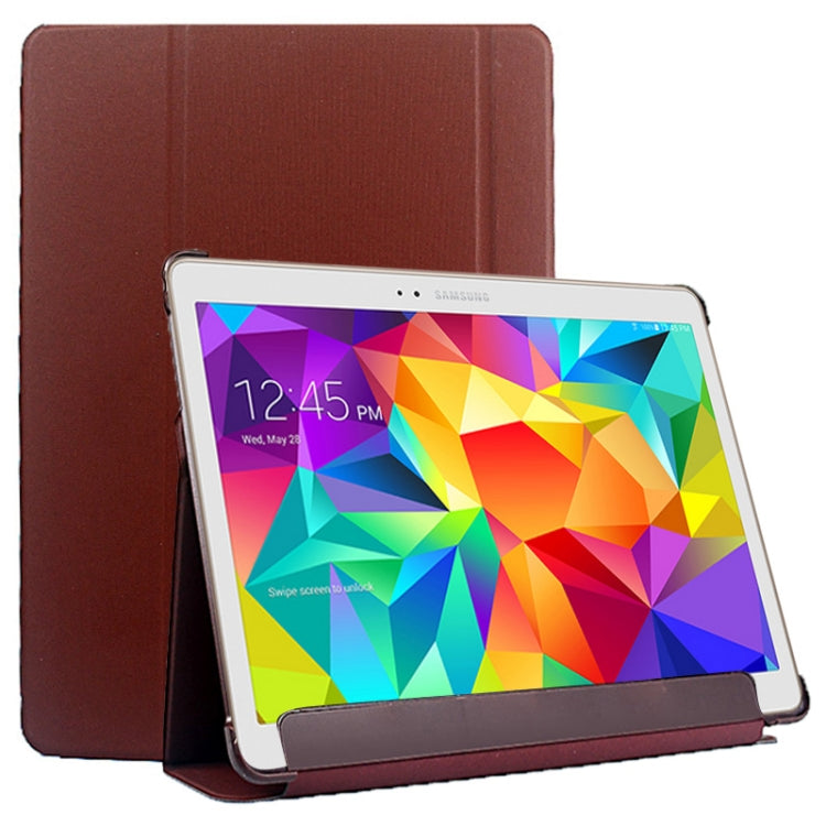Slim Lattice Texture Horizontal Flip Leather Case with Holder for Galaxy Tab S 10.5 / T800