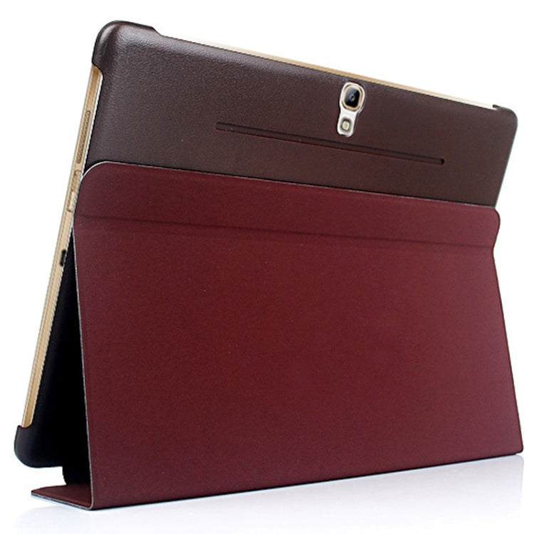 Slim Lattice Texture Horizontal Flip Leather Case with Holder for Galaxy Tab S 10.5 / T800