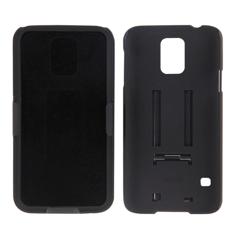 Plastic Case with 360 Degree Rotating Clip and Holder for Galaxy S5 / G900(Black)