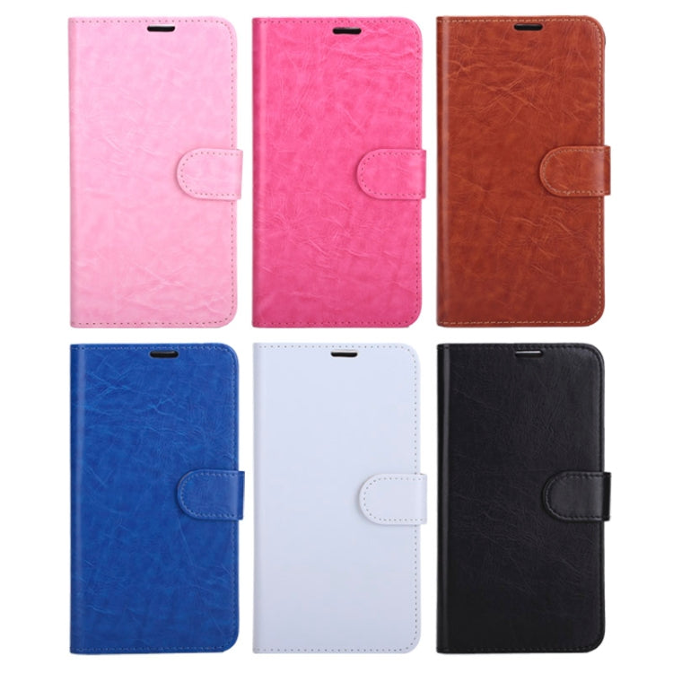 Crazy Horse Texture Horizontal Flip Magnetic Button Leather Case with Holder & Card Slots & Wallet for Galaxy Note 4