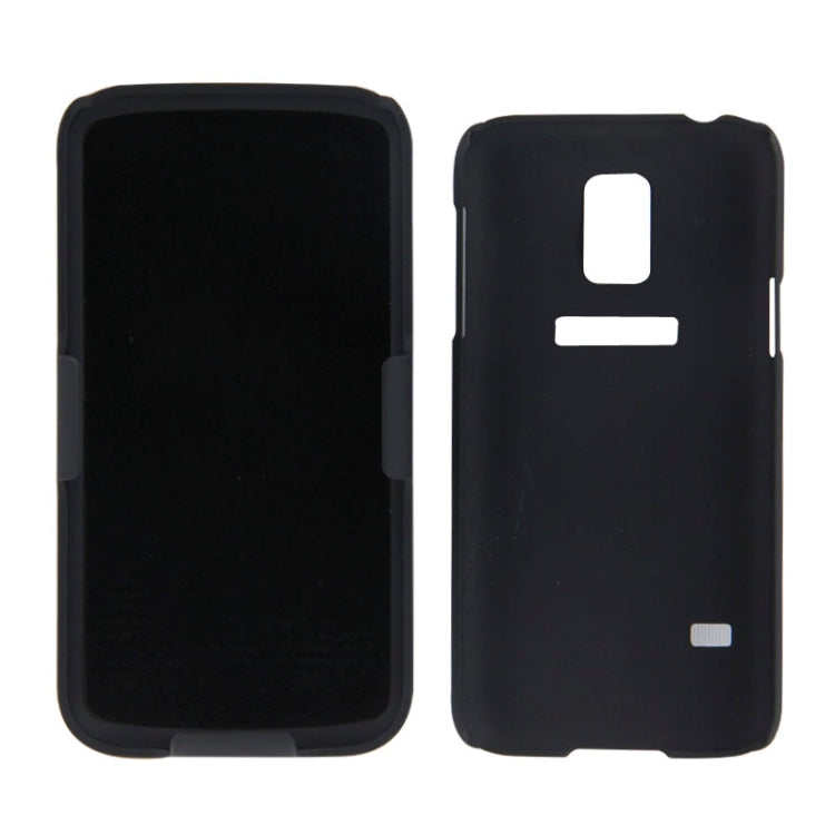 Plastic Case with 360 Degree Rotating Clip and Holder for Galaxy S5 mini / G800(Black)
