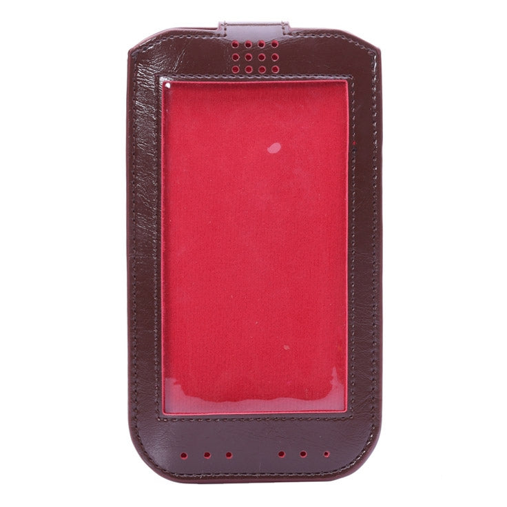 Universal Crazy Horse Texture Leather Case with Fullscreen Touch & Card Slots for Galaxy Note 4 / Note III / N900