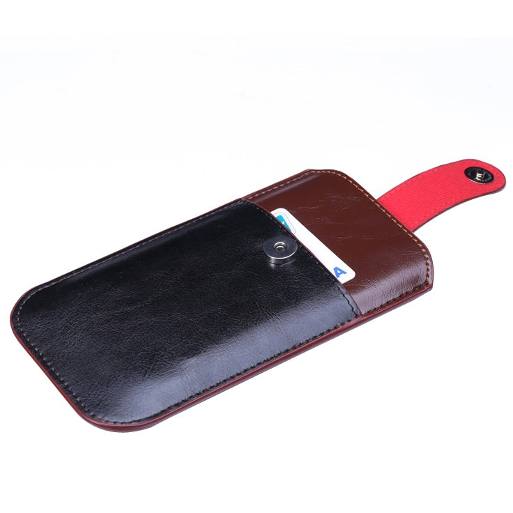 Universal Crazy Horse Texture Leather Case with Fullscreen Touch & Card Slots for Galaxy Note 4 / Note III / N900