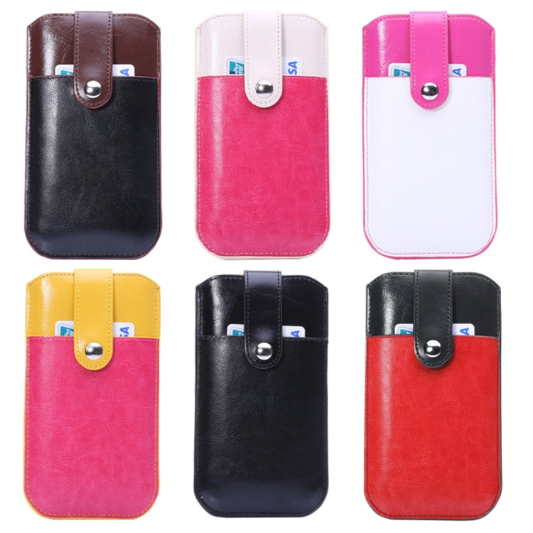 Universal Crazy Horse Texture Leather Case with Fullscreen Touch & Card Slots for Galaxy Note 4 / Note III / N900