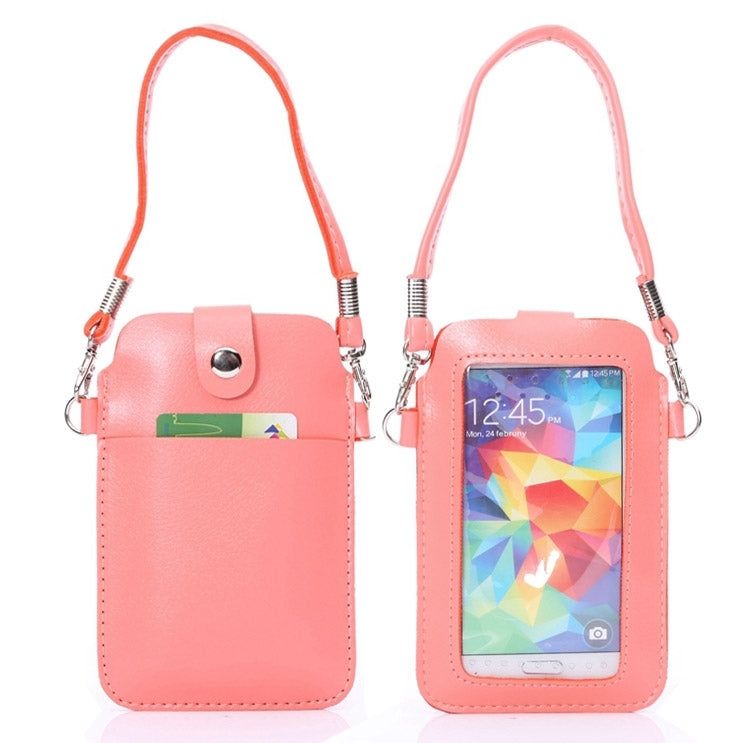 Universal Leather Cellphone Case bag pouch with Fullscreen Touch for iPhone 6 & 5 / Samsung S7 / S6 / S5 / G900 / i9500 / i9300 / i9250 / i8750