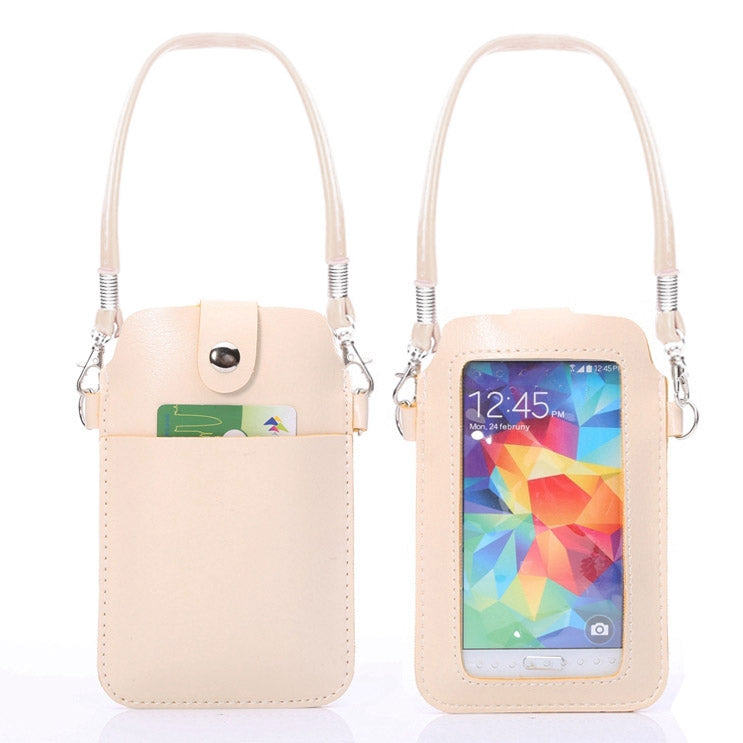 Universal Leather Cellphone Case bag pouch with Fullscreen Touch for iPhone 6 & 5 / Samsung S7 / S6 / S5 / G900 / i9500 / i9300 / i9250 / i8750