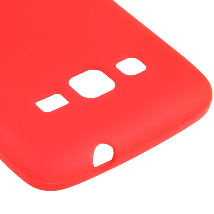 Translucent Frosted TPU Case for Galaxy Express 2 / G3815 (Red)