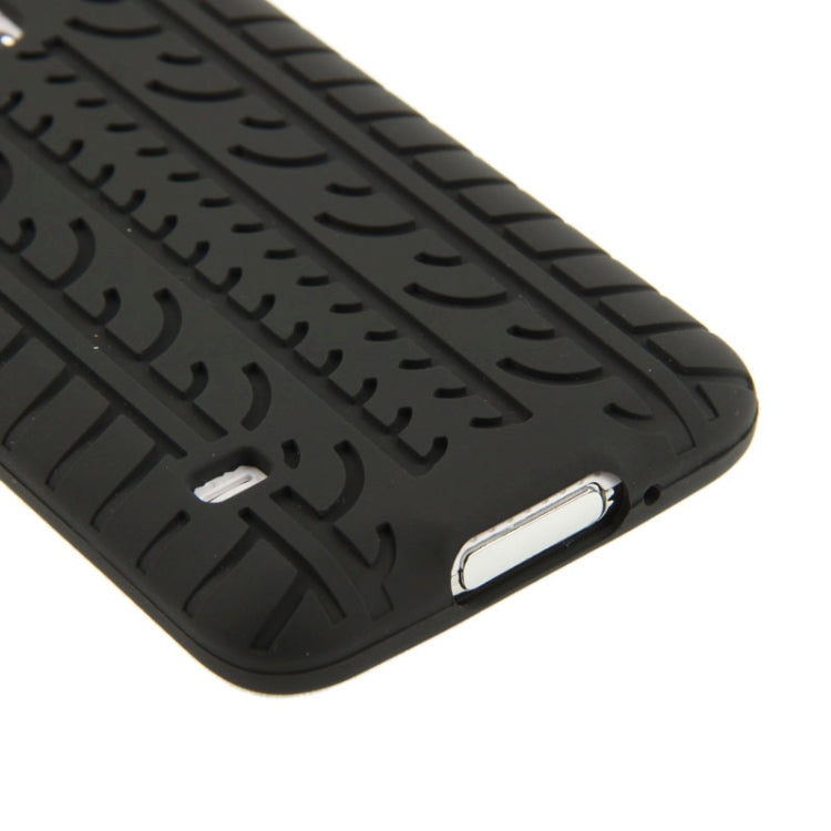 Tyre Texture Silicone Case for Galaxy S5 / G900(Black)