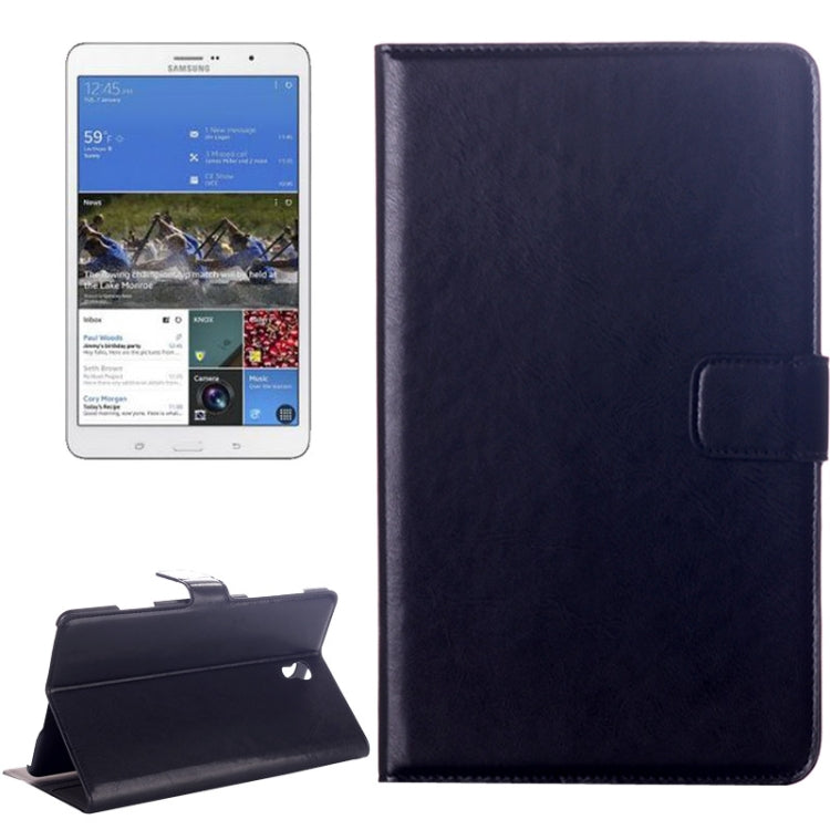 Crazy Horse Texture Flip Leather Case with Holder for Galaxy Tab S 8.4 / T700