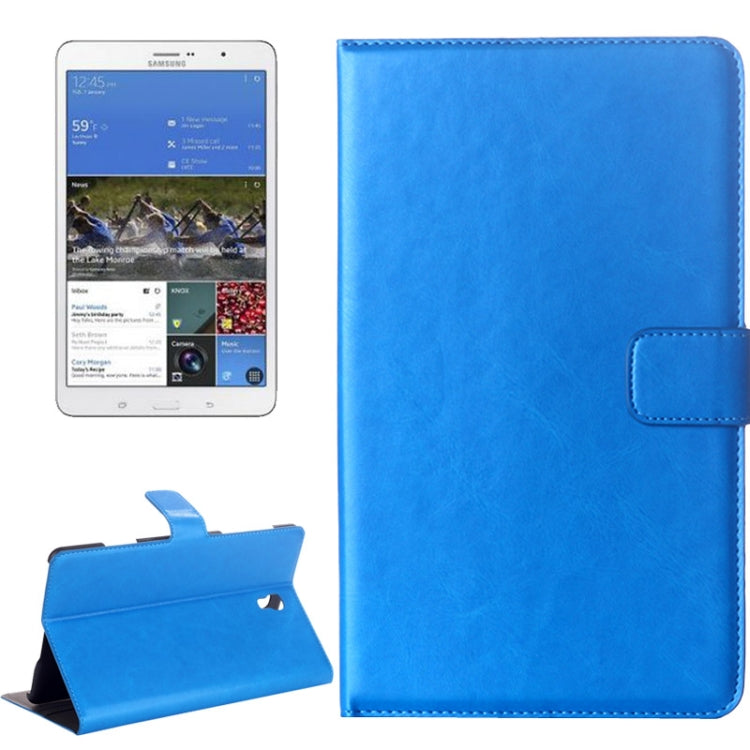 Crazy Horse Texture Flip Leather Case with Holder for Galaxy Tab S 8.4 / T700