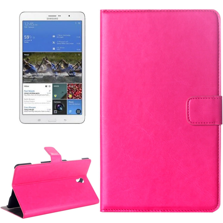 Crazy Horse Texture Flip Leather Case with Holder for Galaxy Tab S 8.4 / T700