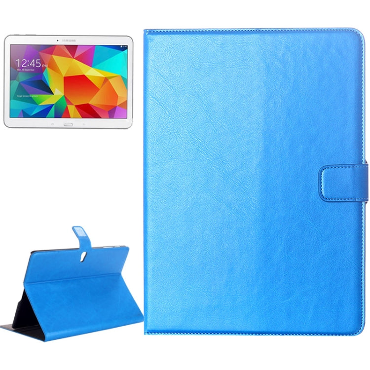 Crazy Horse Texture Flip Leather Case with Card Slots & Holder for Galaxy Tab S 10.5 / T800