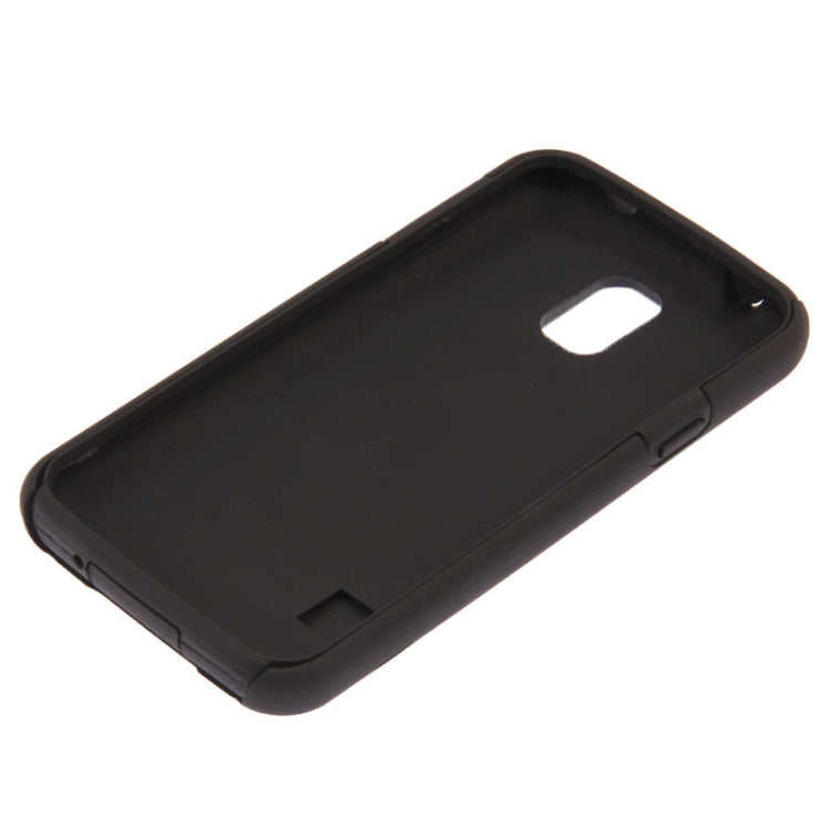 2-color Series Plastic + Silicone Combination Case with Holder for Galaxy S5 / G900