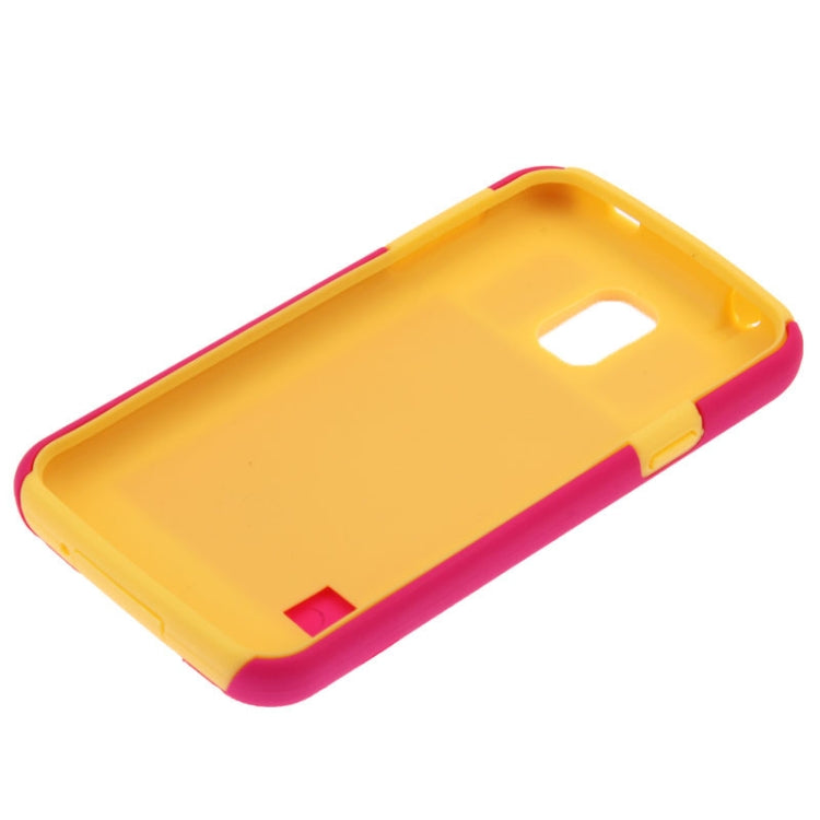 2-color Series Plastic + Silicone Combination Case with Holder for Galaxy S5 / G900