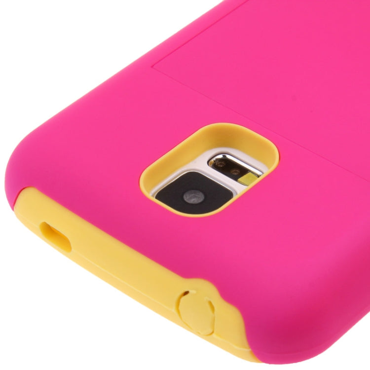 2-color Series Plastic + Silicone Combination Case with Holder for Galaxy S5 / G900