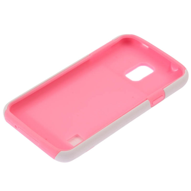 2-color Series Plastic + Silicone Combination Case with Holder for Galaxy S5 / G900