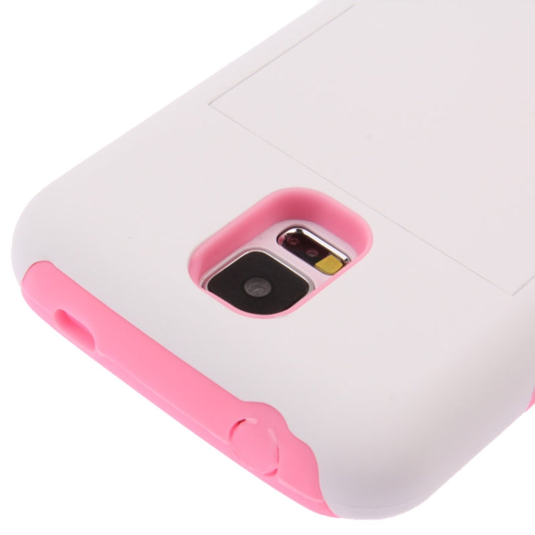 2-color Series Plastic + Silicone Combination Case with Holder for Galaxy S5 / G900