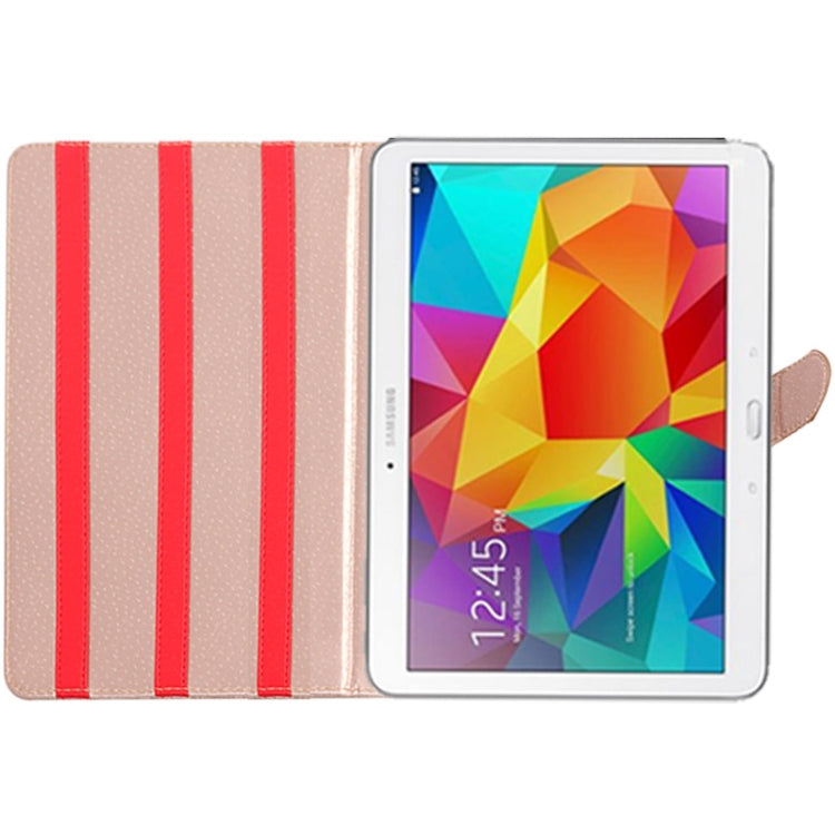 Honeycomb Texture Flip Leather Case with Holder for Galaxy Tab S 10.5 / T800
