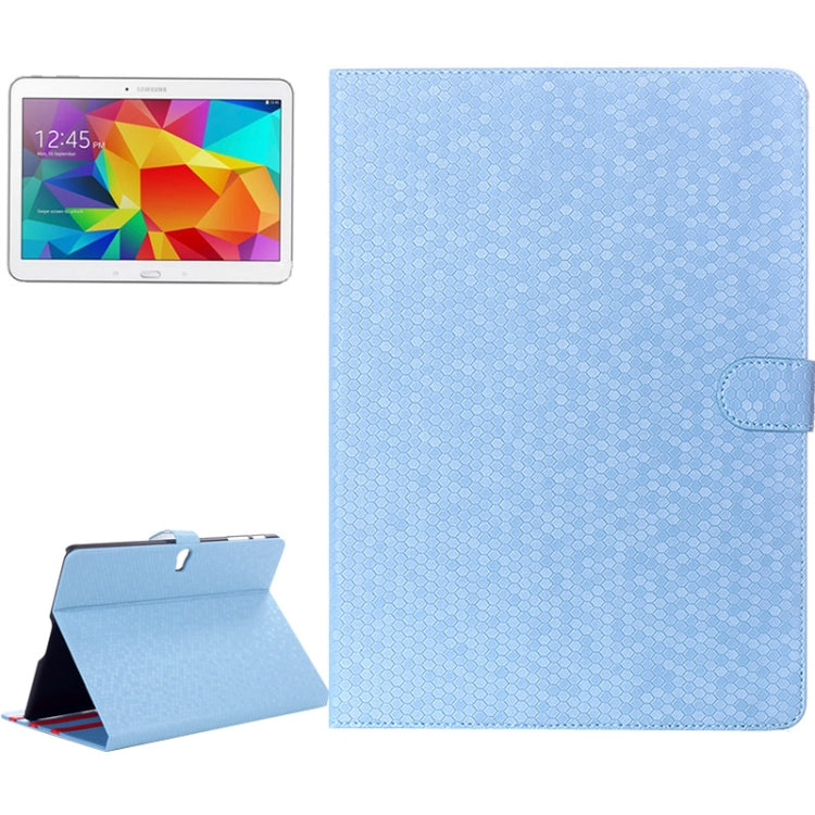 Honeycomb Texture Flip Leather Case with Holder for Galaxy Tab S 10.5 / T800