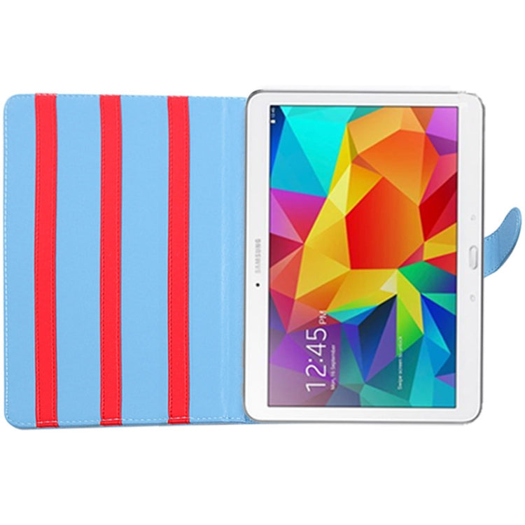Honeycomb Texture Flip Leather Case with Holder for Galaxy Tab S 10.5 / T800