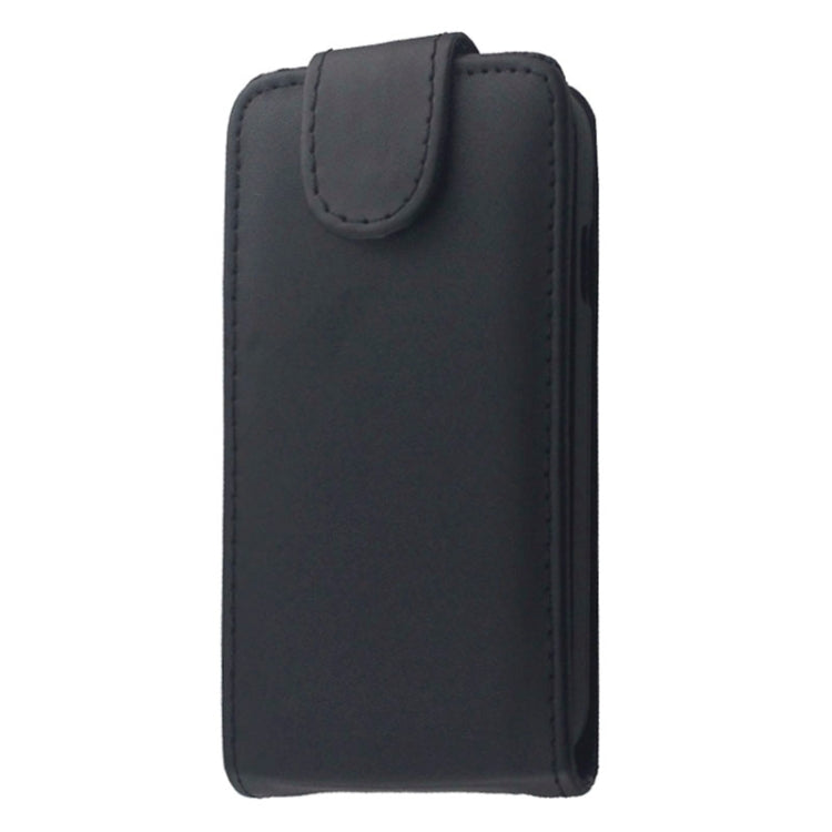 Vertical Flip Leather Case for Galaxy Ace 4 / G313F(Black)