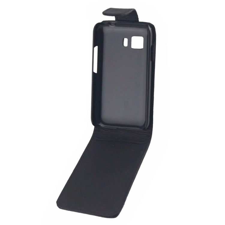 Vertical Flip Leather Case for Galaxy Young 2 / G130(Black)