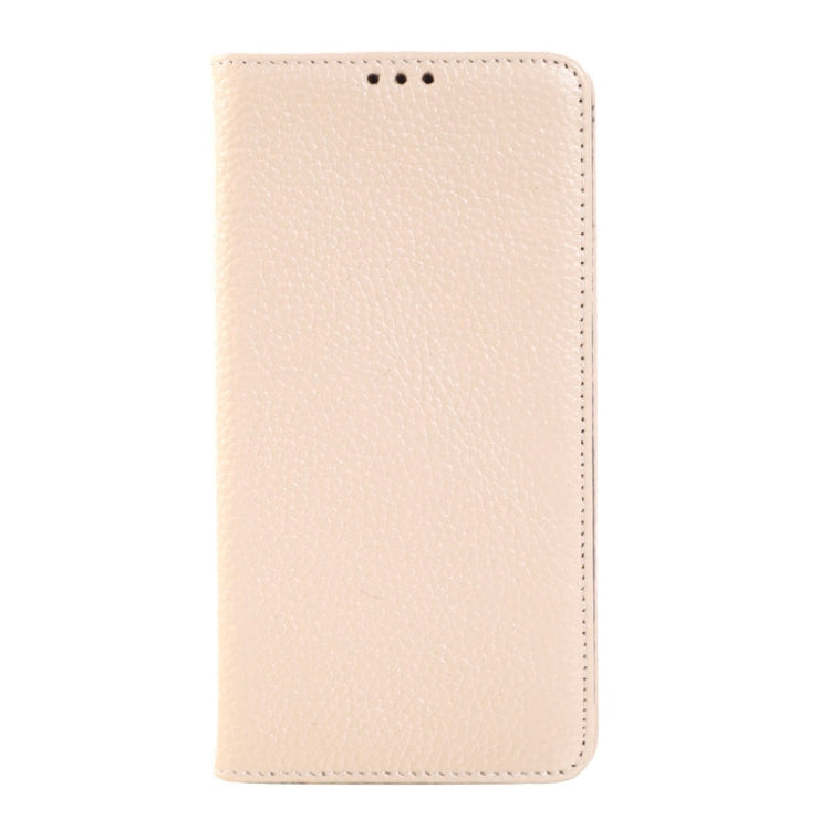 Litchi Texture Horizontal Flip Genuine Leather Case with Credit Card Slot&Holder for Galaxy Note 4