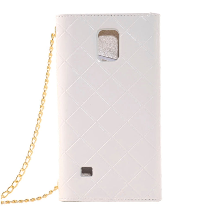 Wallet Style Leather Case with Chain & Card Slots & Money Pocket for Galaxy Note 4