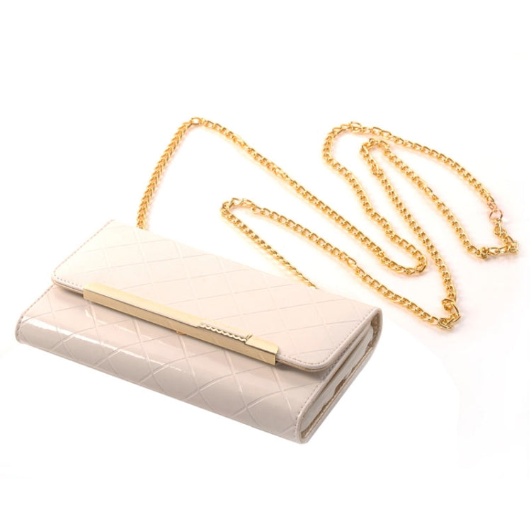 Wallet Style Leather Case with Chain & Card Slots & Money Pocket for Galaxy Note 4