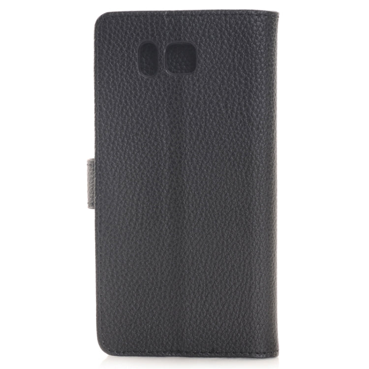 Litchi Texture Horizontal Flip Smart Leather Case with Holder & Card Slots & Wallet for Galaxy Alpha / G8508S